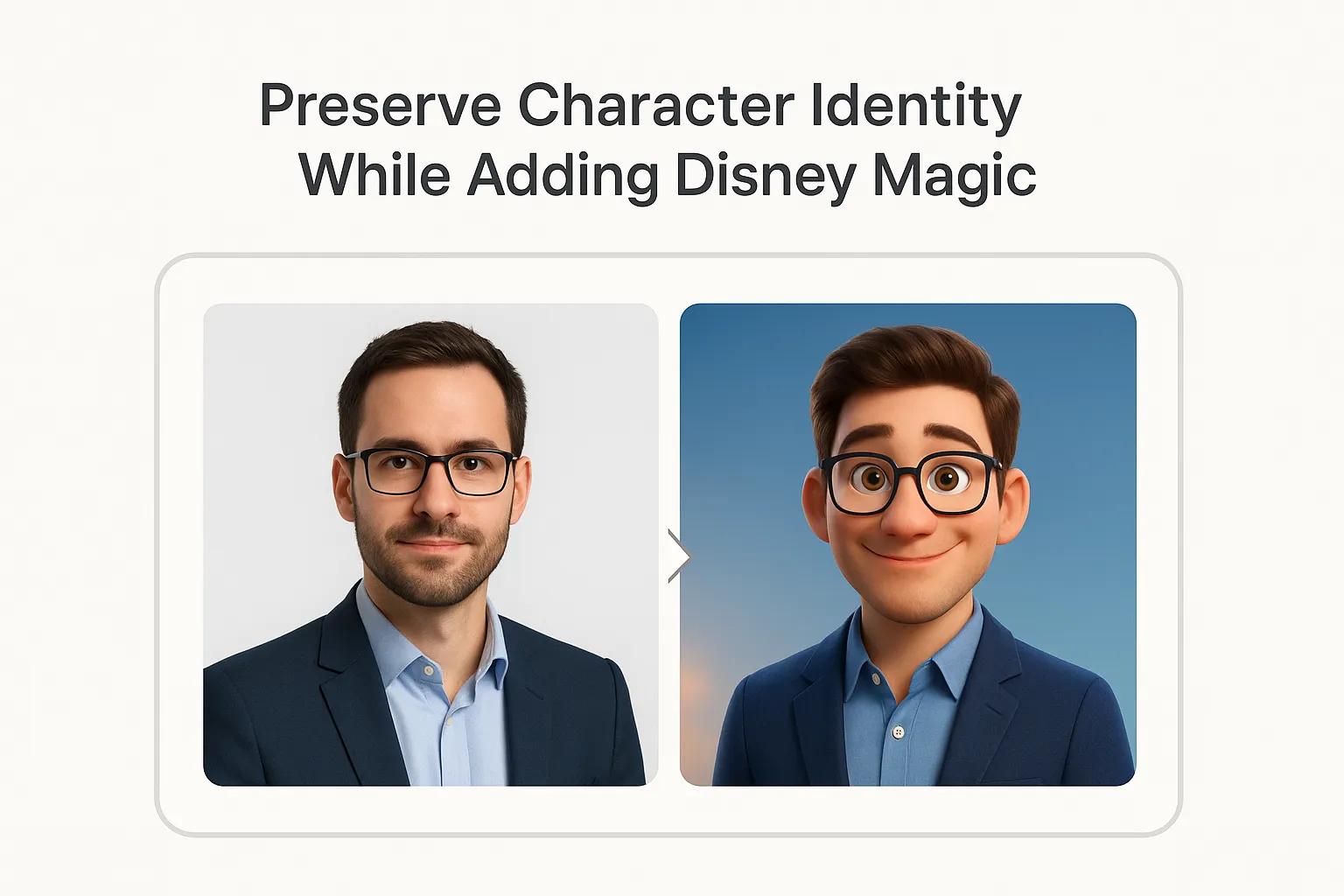 AI Disney Poster character preservation