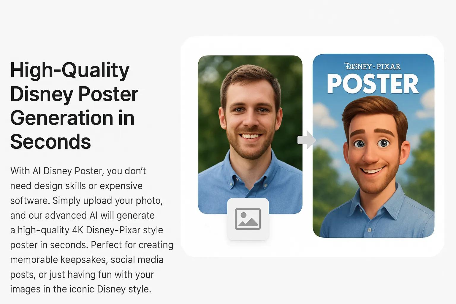 AI Disney Poster high-quality output