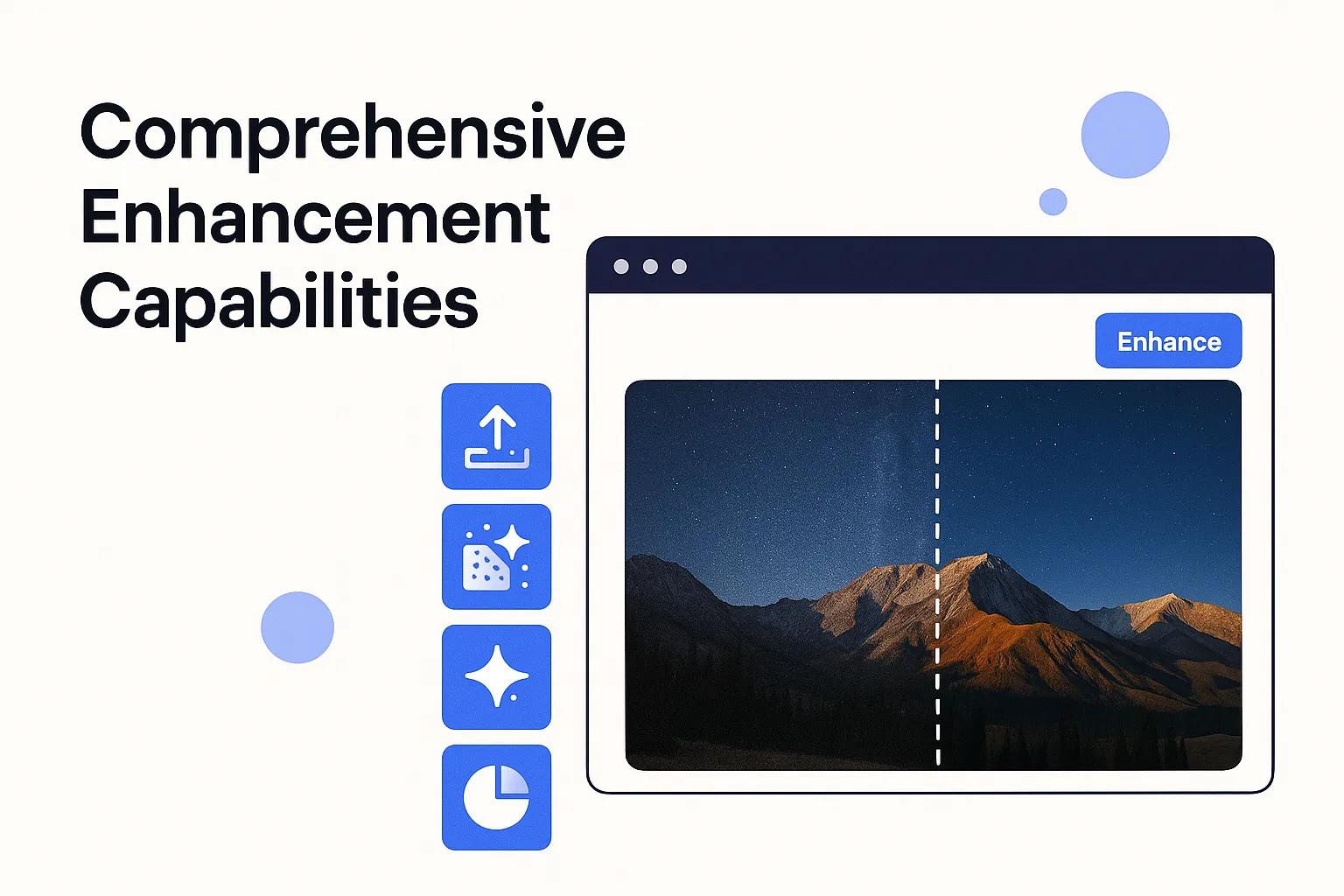 AI Image Enhancer technology visualization