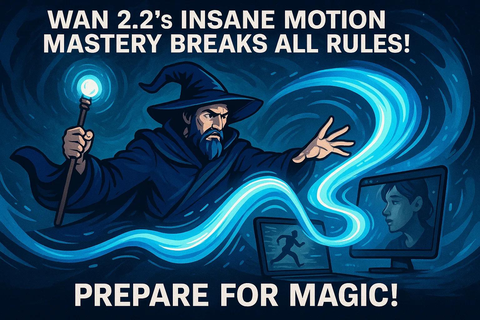 WAN 2.2 mind-bending complex motion generation showcase