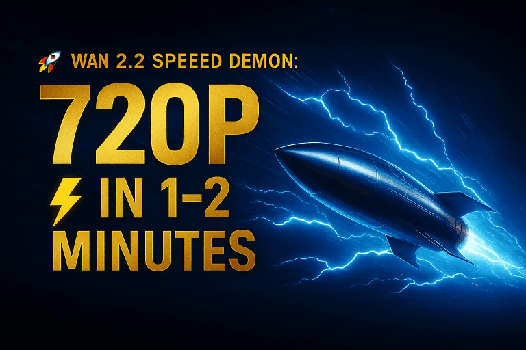 WAN 2.2 blazing-fast high-definition video generation